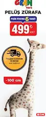 GRAN TOYS PELUŞ ZÜRAFA 100 CM fiyat ve kampanya bilgisi